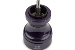 Moulin à poivre manuel Peugeot Bistro en bois de hêtre laqué aubergine 10cm