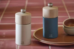 Moulin à poivre manuel Peugeot Boréal en bois Bleu Céleste