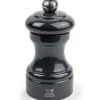 Moulin à poivre manuel Peugeot Bistro en bois de hêtre laqué ardoise 10cm