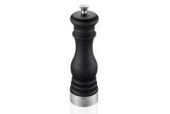 Moulin à sel ou poivre Gefu Flavio en acier inox et polymère noir 21cm