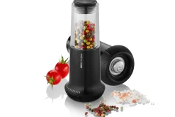 Moulin à sel ou à poivre Gefu X-PLOSION taille M noir en inox