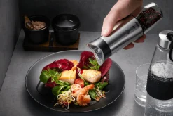 Moulin à sel ou à poivre électrique Gefu Velo en acier inoxydable