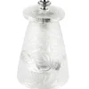 Moulin à sel Peugeot Lalique Feuilles en cristal 9cm - Edition limitée