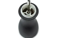 Moulin à sel sec manuel Peugeot Fidji en bois de hêtre et inox collection graphite 15cm
