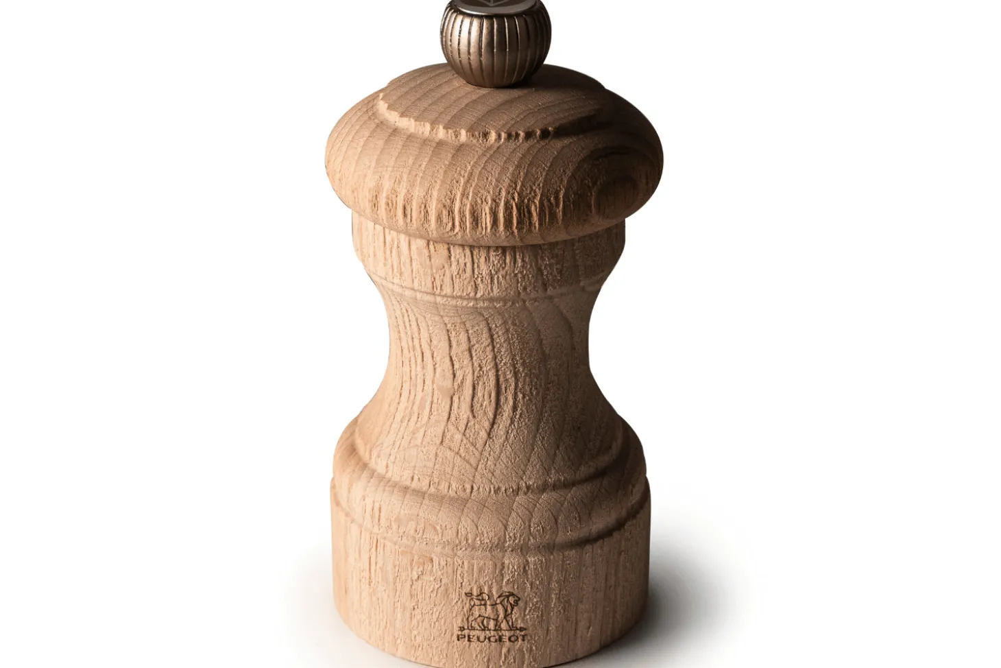 Moulin à sel sec manuel Peugeot Bistro Nature en bois recyclé 10cm
