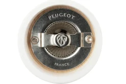 Moulin à sel sec manuel Peugeot Tahiti en bois de hêtre blanc mat
