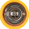 Moulin à sel sec manuel Peugeot Bistro en bois de hêtre laqué jaune safran 10cm