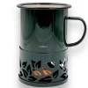 Mug à thé Cookut Sixtea chauffé à la bougie vert