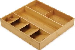 Organisateur de tiroir Joseph Joseph DrawerStore Bamboo pour ustensiles et couverts