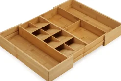 Organisateur extensible de cuisine Joseph Joseph DrawerStore Bamboo en bambou