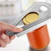 Ouvre boite décapsuleur multifonctions 4 en 1 Gefu Pratico tout inox