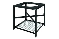 Pack Big Green Egg Medium barbecue + convEGGtor + table modulaire + meuble placard + 6 roulettes