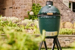 Pack Big Green Egg Medium barbecue + convEGGtor + chariot à roulettes