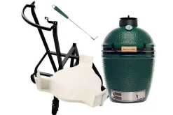Pack Big Green Egg Medium barbecue + convEGGtor + chariot à roulettes