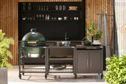 Pack Big Green Egg XLarge barbecue + convEGGtor + table modulaire + 4 roulettes