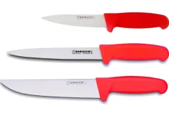 Pack de 3 couteaux professionnels Fischer-Bargoin spécial boucher