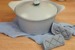 Paire de maniques en coton Cookut pour l'Incroyable Cocotte à personnaliser