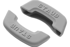 Paire de 2 maniques en silicone pour cocotte Staub en fonte