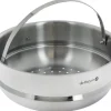 Panier cuit-vapeur 24cm De Buyer en acier inoxydable