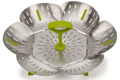 Panier vapeur pliable et anti-rayures Joseph Joseph Bloom Steel vert et inox