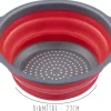 Passoire pliable Westmark ø22cm rouge et grise