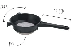 Passoire tamis professionnel Matfer Exoglass® maille acier inox 1mm