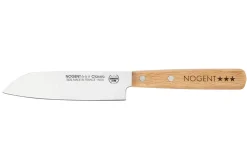 Petit couteau santoku Nogent 11cm manche en bois de hêtre