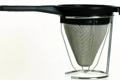 Pied support chromé universel Matfer pour chinois et passe-sauce - Diamètre 20cm