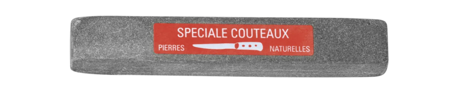 Pierre à affûter naturelle des Pyrénées SPECIALE COUTEAUX 16cm
