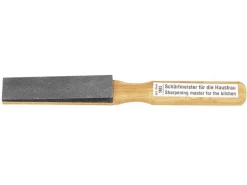 Pierre à aiguiser carbure de silicium sur manche en bois