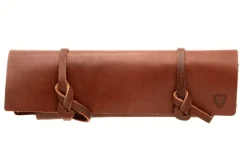 Pierre à aiguiser Helle H300311 double face grains 360/1000 taille L avec étui en cuir