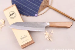 Pierre à aiguiser japonaise King S-3 grains 6000 + socle