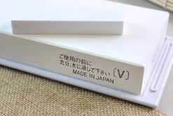 Pierre à aiguiser japonaise Suehiro Cerax céramique grains 6000 sur socle