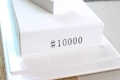 Pierre à aiguiser japonaise Suehiro Cerax céramique grains 10000 sur socle