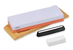 Pierre à aiguiser japonaise Yaxell grains 3000/8000 + 3 accessoires
