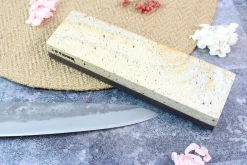 Pierre à aiguiser naturelle La Lune® Kumamoto 20x6cm grains 1000/8000