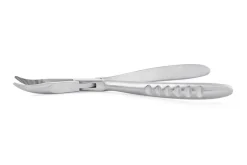 Pince à arêtes coudée Triangle acier inox 20cm