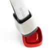 Pince de service Mastrad Express 28cm inox et silicone rouge