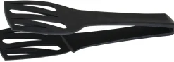 Pince de service professionnelle large en polyamide noir 28cm