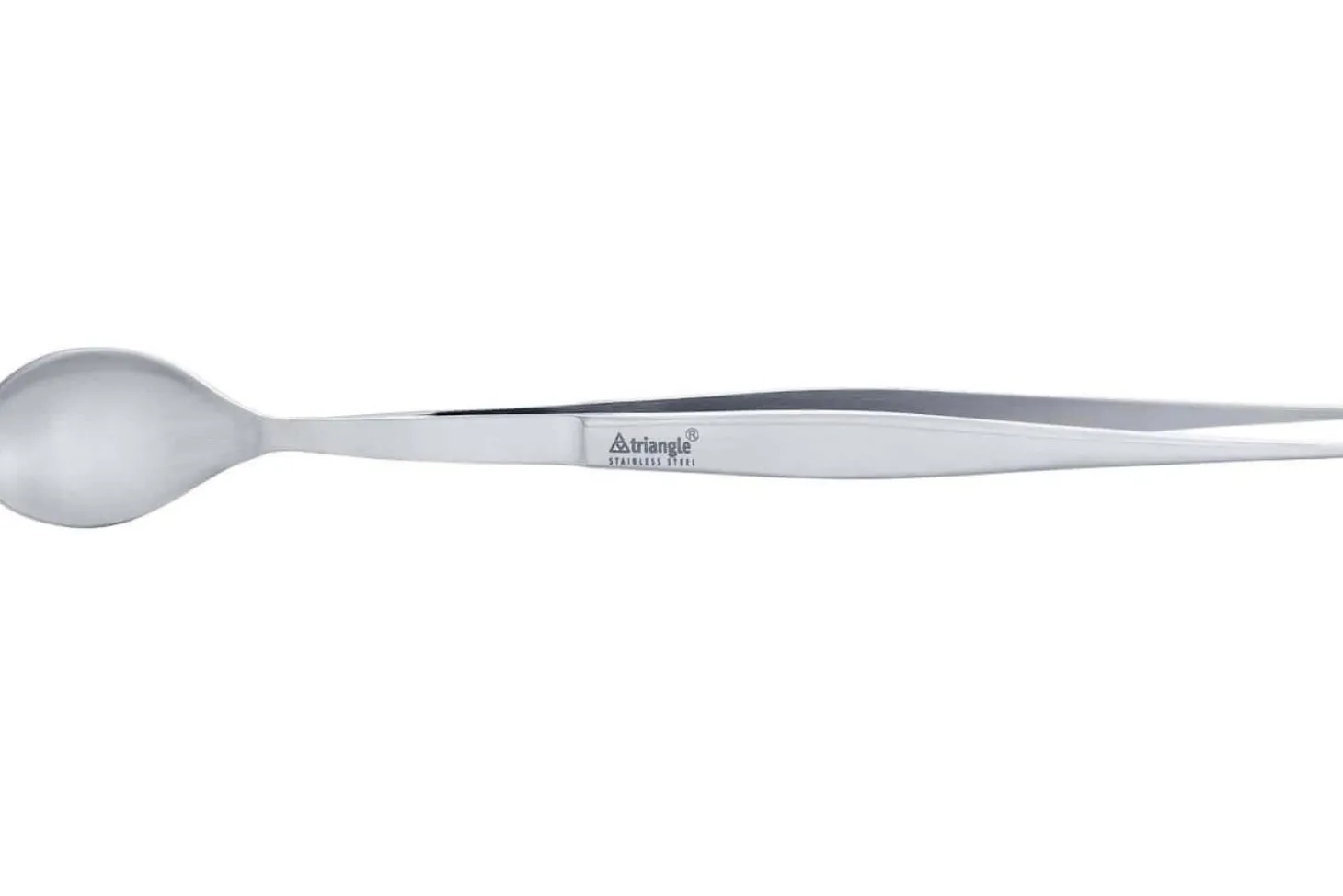 Pince à dresser Triangle inox 17cm cuillère intégrée