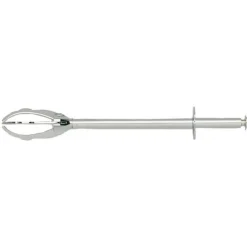 Pince à glace ergonomique 3 griffes unie chromée 21 cm