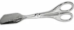 Pince à gâteaux décorée 18cm en acier inoxydable