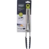 Pince Joseph Joseph Elevate en acier inoxydable et silicone avec reposoir intégré