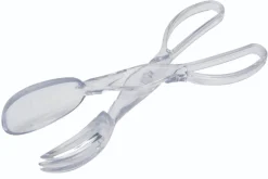 Pinces à salade KitchenCraft Scissor Action séparables en acrylique transparent