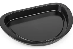 Plancha demi-lune noire Peugeot Grill to table en céramique - 43cm