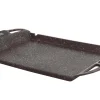 Plancha grill en fonte Pradel Excellence Premium 48 x 28 cm façon pierre tous feux/ induction