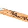 Planche apéritif en chêne Selbrae House 65x15x2cm avec poignée - Motif cerf