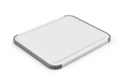 Planche à découper anti-glisse Kitchen Aid réversible en PP blanc