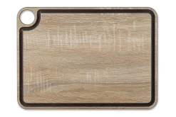 Planche à découper Arcos en fibres de cellulose et résine motif bois avec rigole