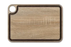 Planche à découper Arcos en fibres de cellulose et résine motif bois avec rigole